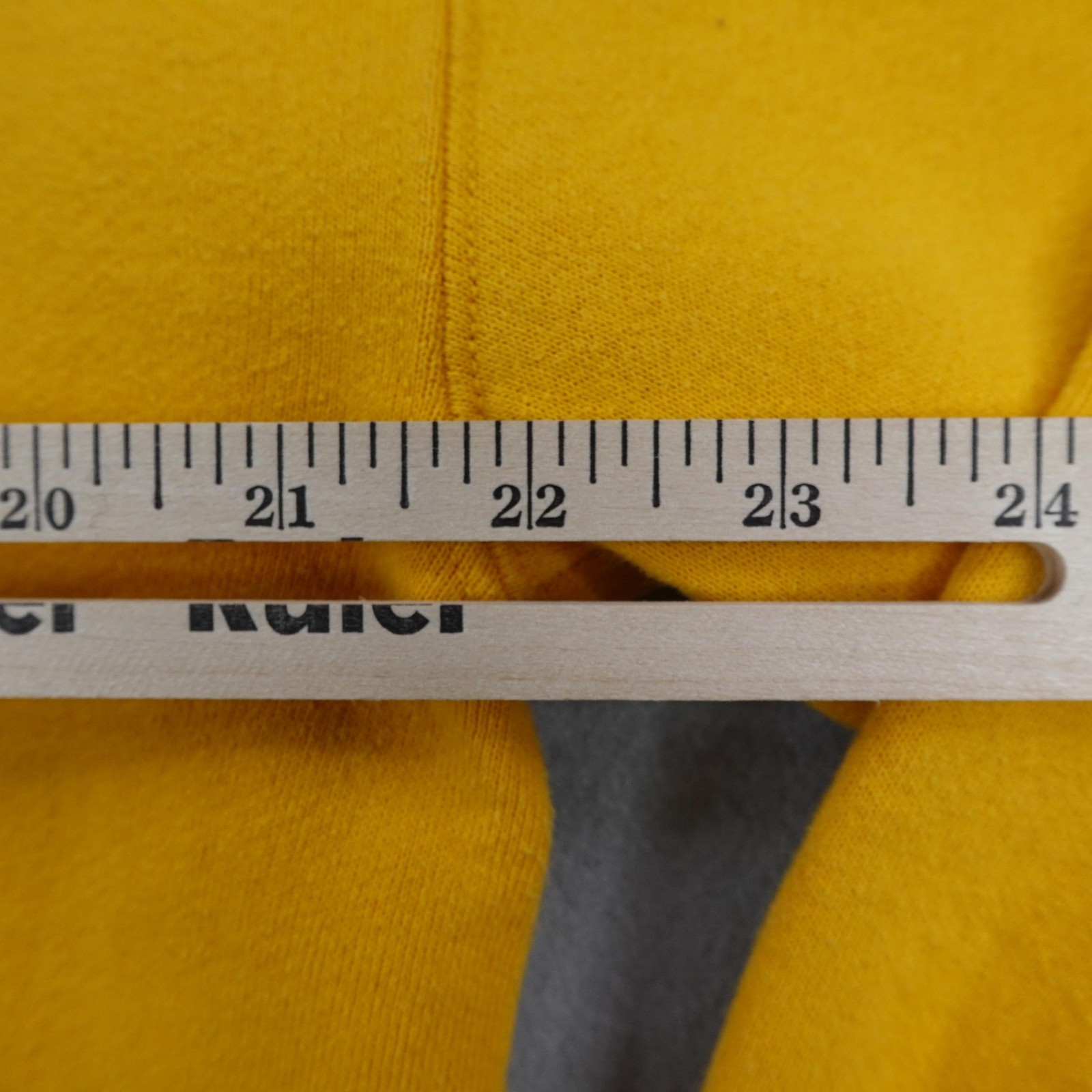 Vintage Russell Athletic Sweatshirt Mens Large Yellow Crewneck Pullover USA 90s
