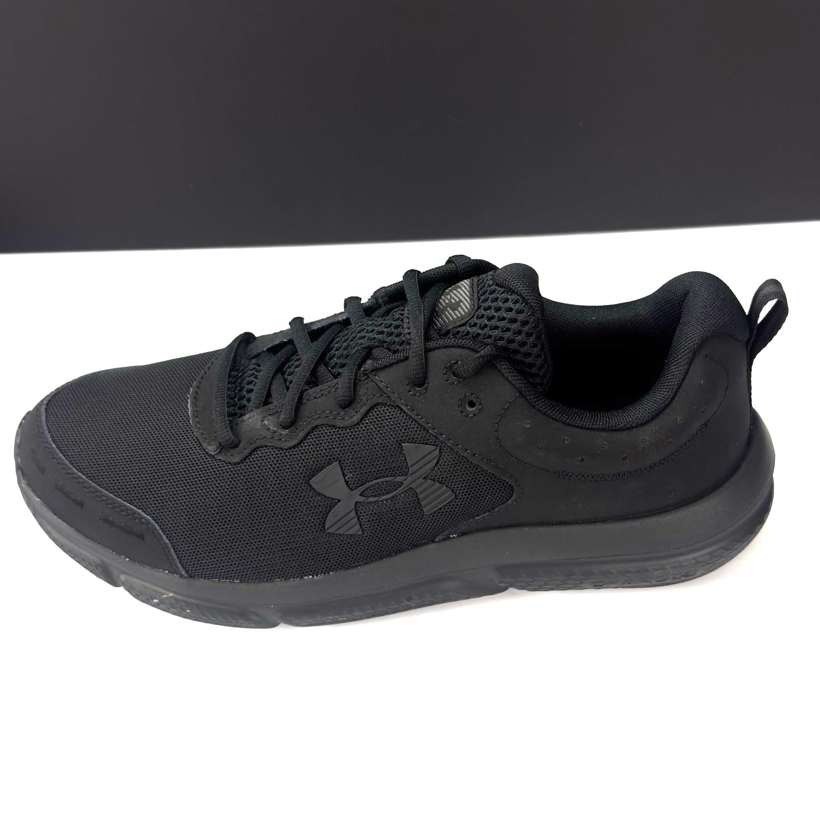 Under Armour Charged Assert 10 Mens 11 4E Extra Wide Black Running Shoes