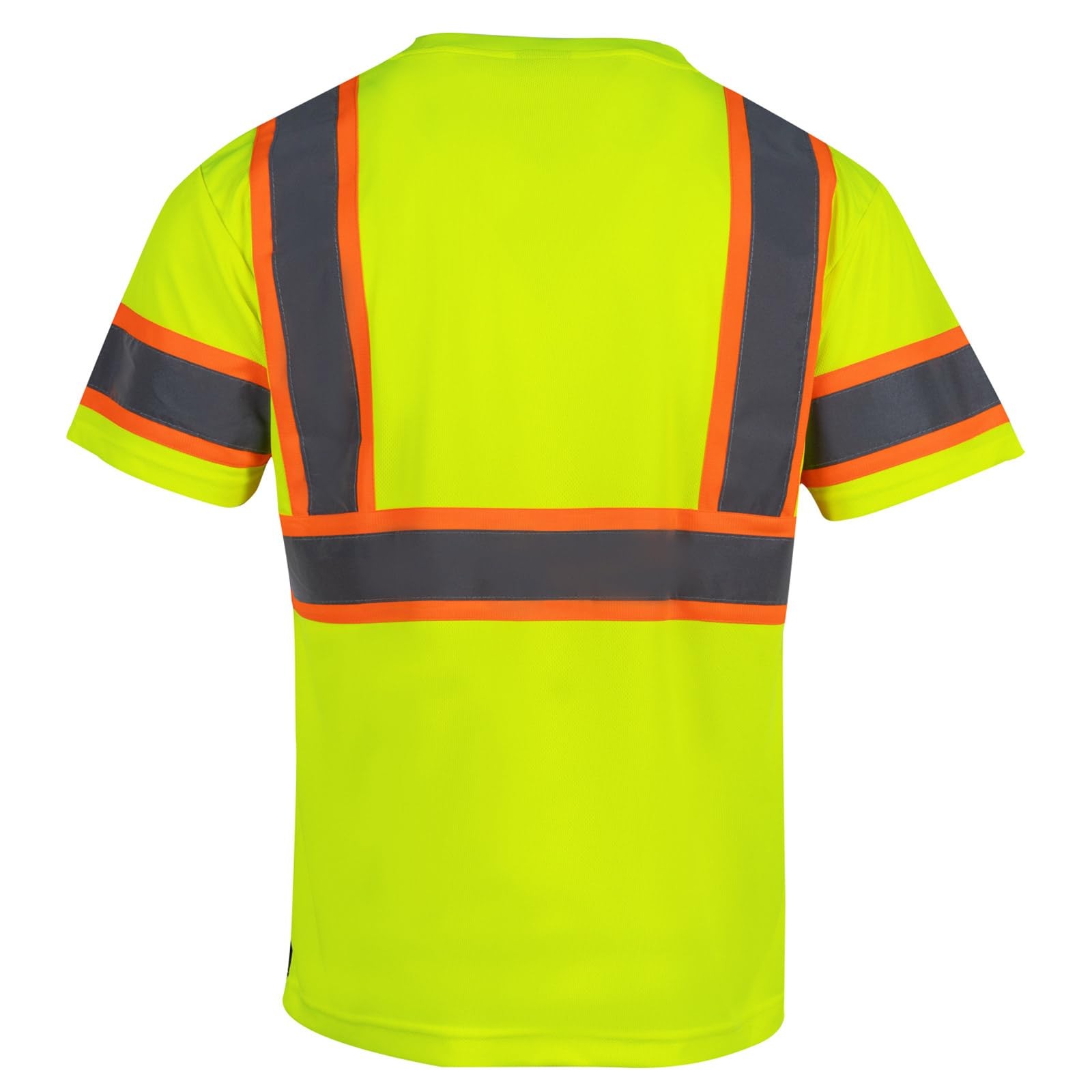 Hi Vis Reflective Safety Shirts for Men ANSI Class 3 High Visibility Construc…