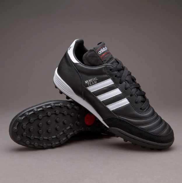 adidas Mundial Team Leather Mens Turf Soccer Shoes Black 019228 ✅Multiple Sizes