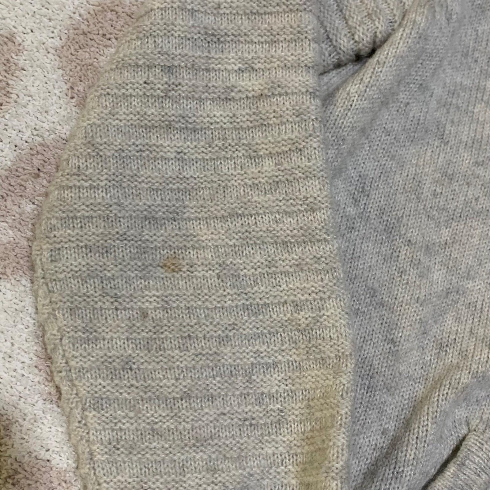 Royal Robbins Full Zip Sweater Oatmeal Gray Merino Wool Linen Blend XS