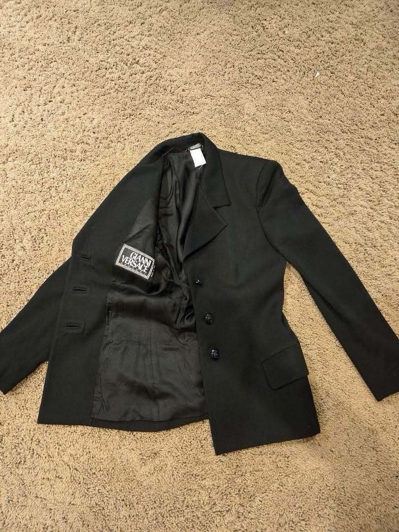 Gianni Versace made in Italy tailored jacket black Women