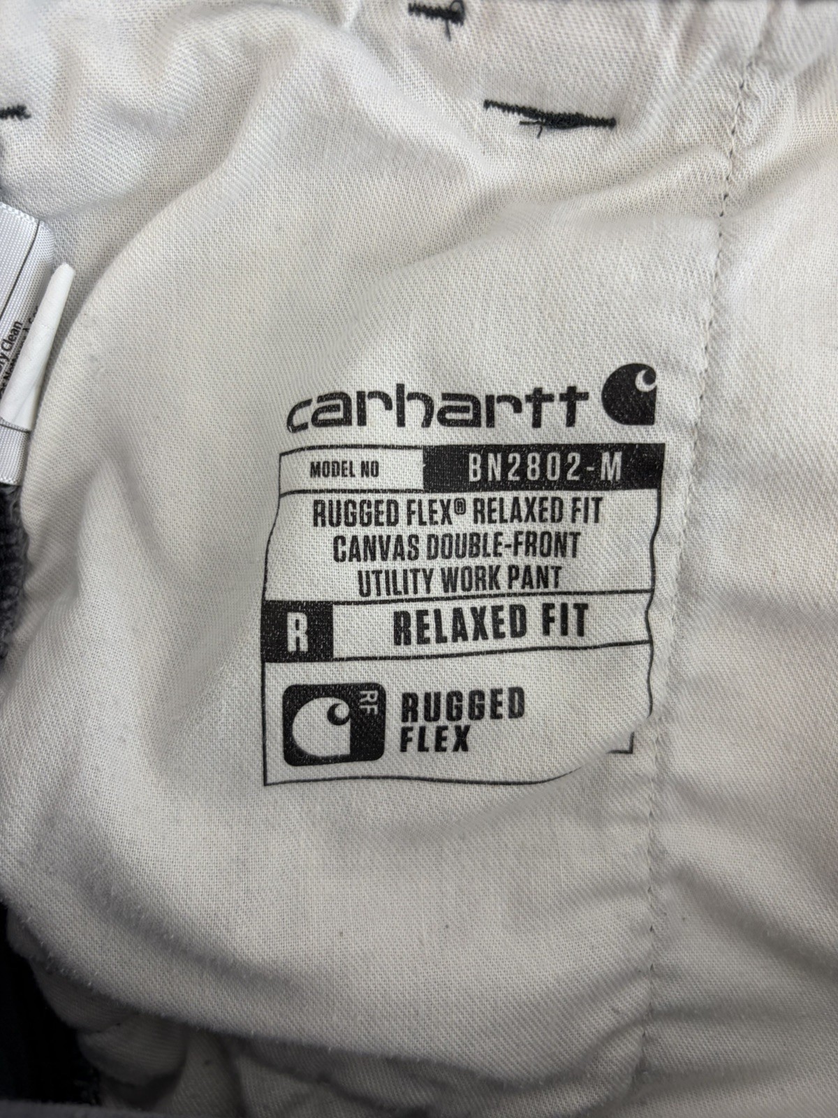 Carhartt Rugged Flex Double Front Work Pants Men 36×32 Relaxed Fit Canvas Utilit