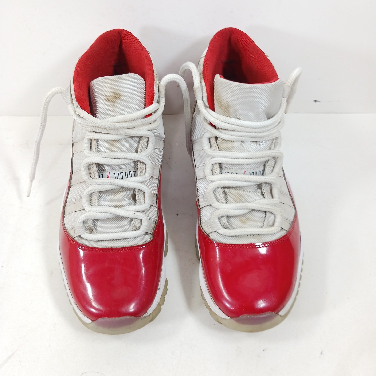 Air Jordan 11 Retro Cherry 2022 White Varsity Red CT8012-116 Mens Size 11