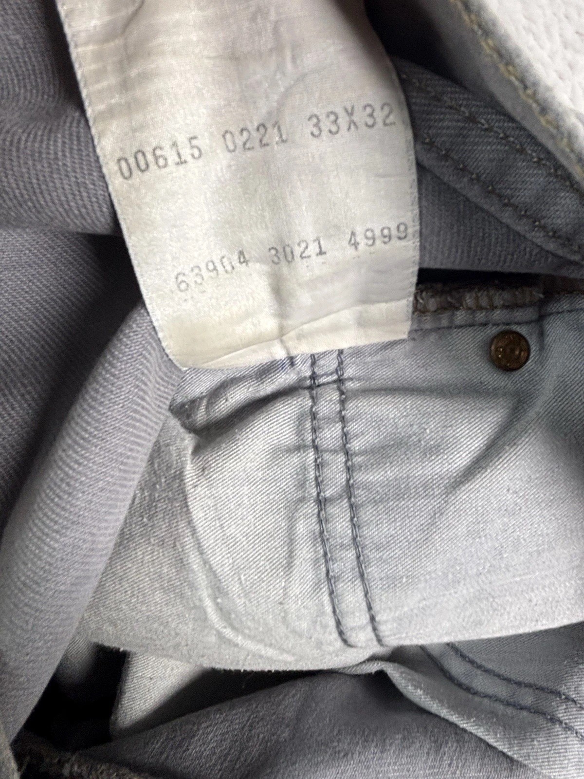 VINTAGE Levi’s 615 02 Men’s Jeans Size 33×32 Regular Straight Fit Orange Tab