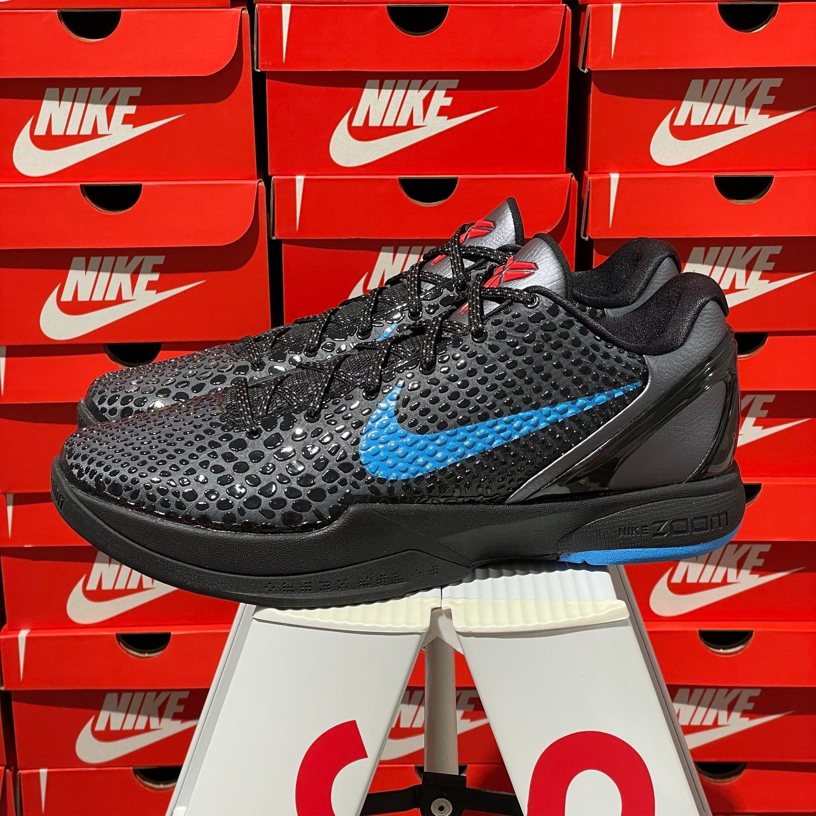 Nike Zoom Kobe 6 Protro Black Blue Men’s Low Top Basketball Shoes
