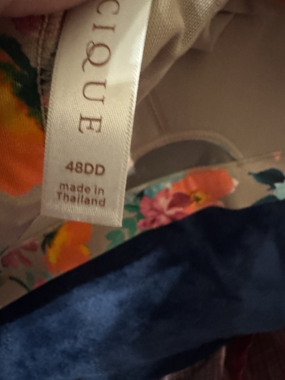 NWT Cacique Bra 48DD Beige Lightly Lined Full Coverage No Wire Plus Size