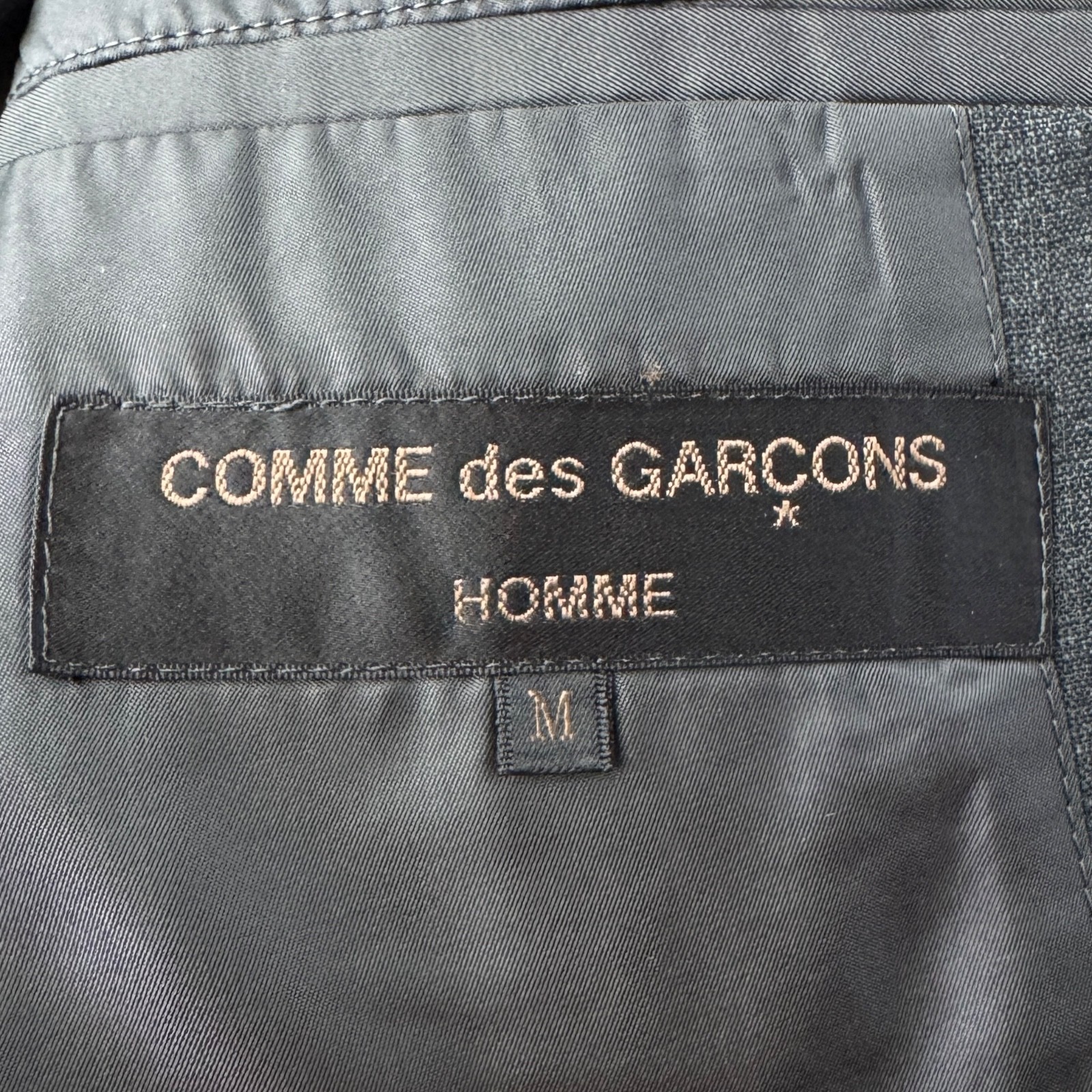 COMME des GARCONS HOMME AD2001 Tanaka Homme Wool Suit Set Up Size M