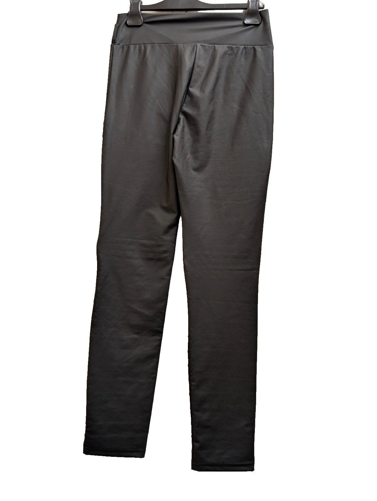 Killstar Pvc Faux Leather Biker Zip Leggings Trousers XS 26″