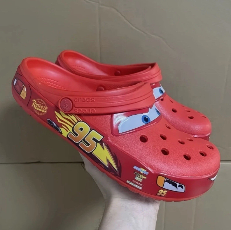 NEW Crocs Lightning McQueen Clog Adult Shoes Limited Classic No Lightup US