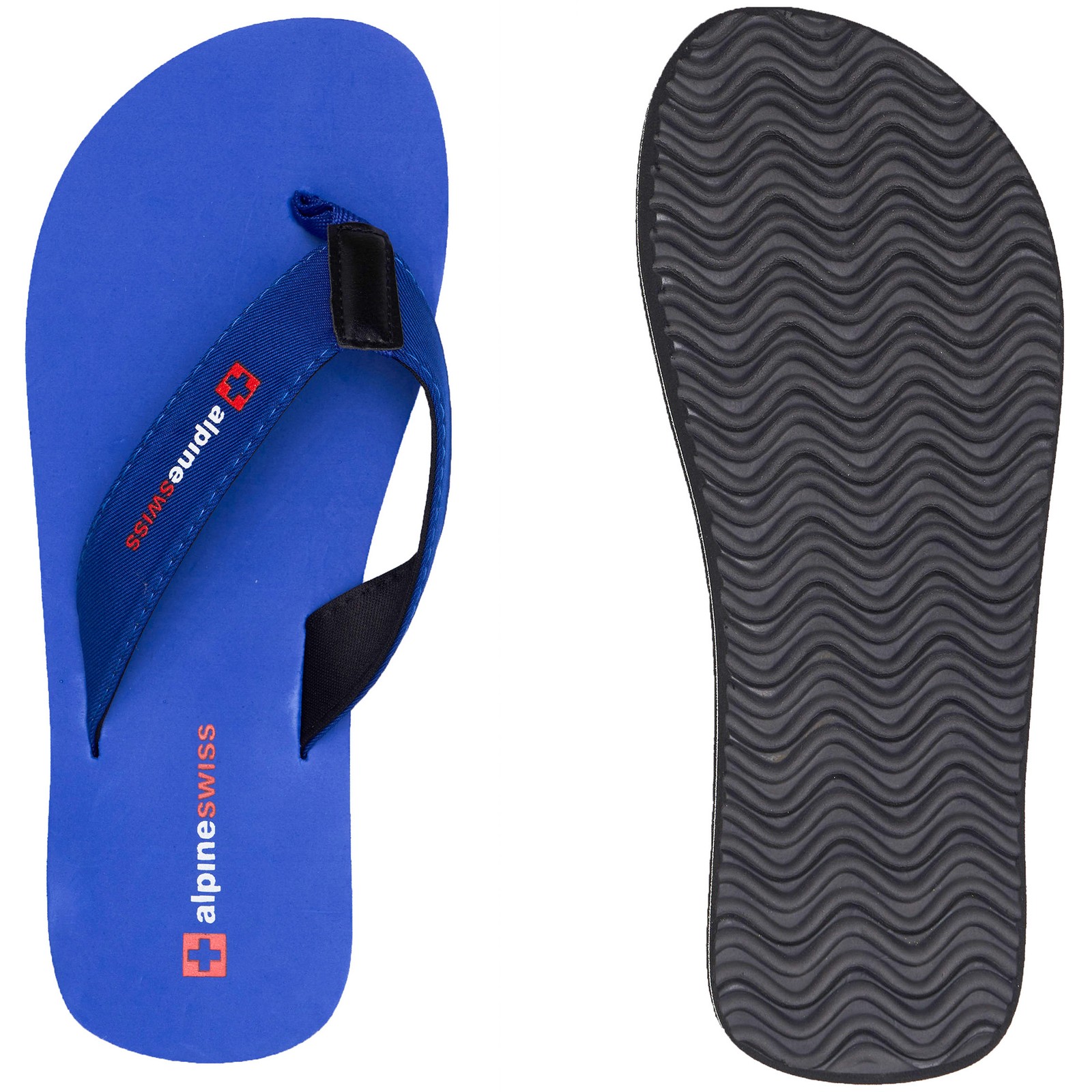 Alpine Swiss Mens Flip Flops Lightweight Thong Sandals Beach Slides EVA Sole