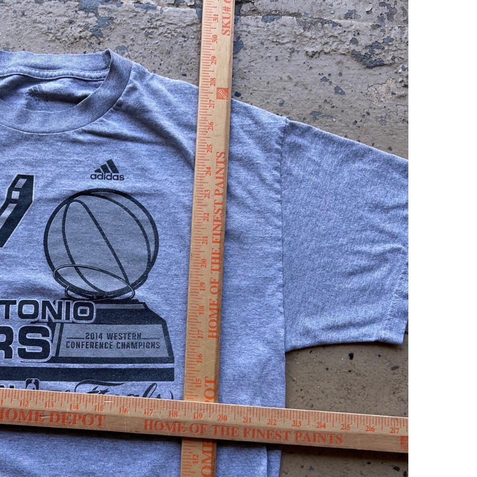 Adidas NBA San Antonio Spurs 2014 Western Conference Champions T-Shirt Mens XL