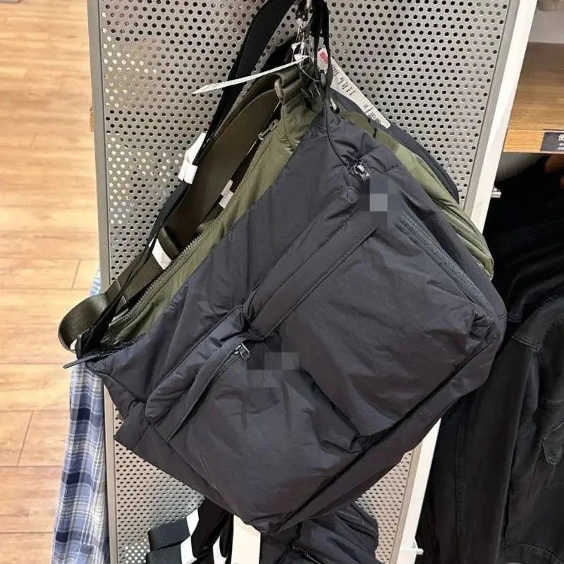 UNIQLO Casual Multi-pocket Messenger Bag Women Fashion Nylon Shoulder Bag Travel
