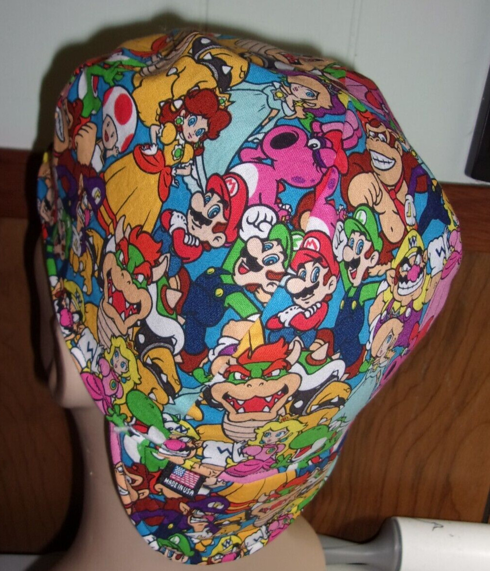 Mario Brothers Gang: Custom Made Construction, Welder, Pipe-fitter, Biker Hat