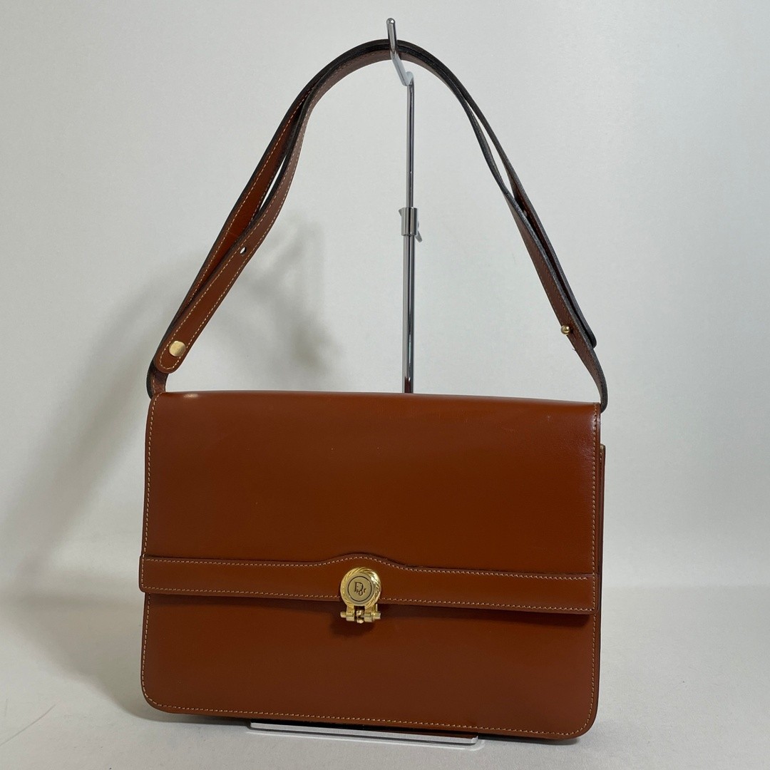 2605 241 Christian Dior shoulder bag leather brown