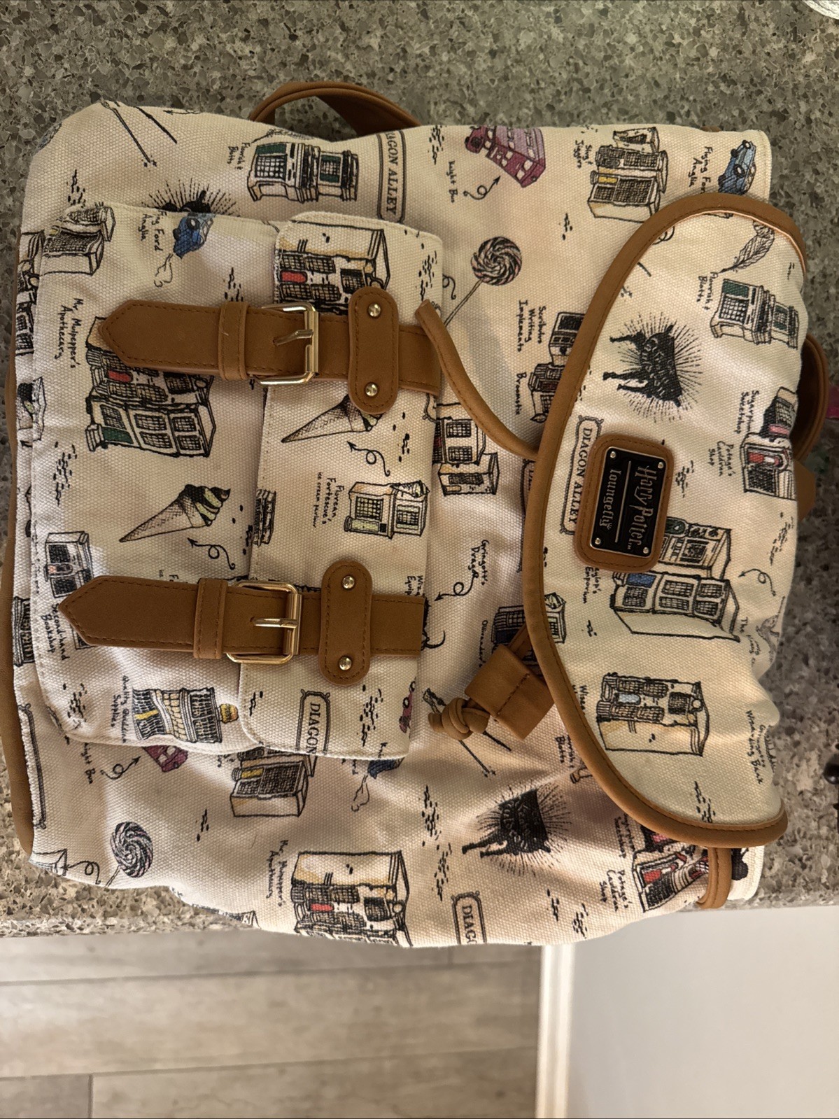 Loungefly Diagon Alley Harry Potter Backpack New Without Tags