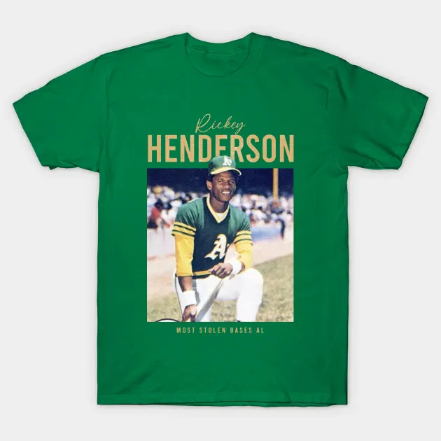 NEW Rickey Henderson – Rickey Henderson Shirt Green All Size S-5Xl