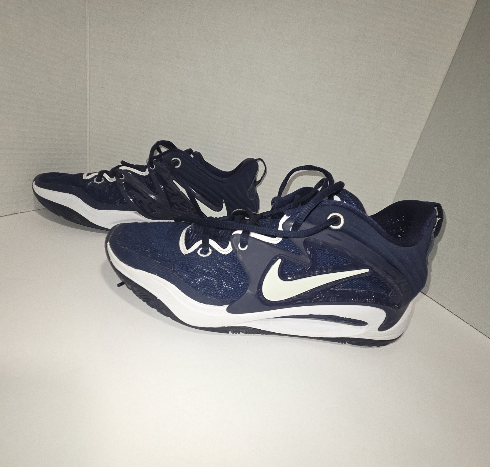 Nike KD 15 TB Midnight Navy Men’s Low Top Lace Up Mesh Basketball Sneaker