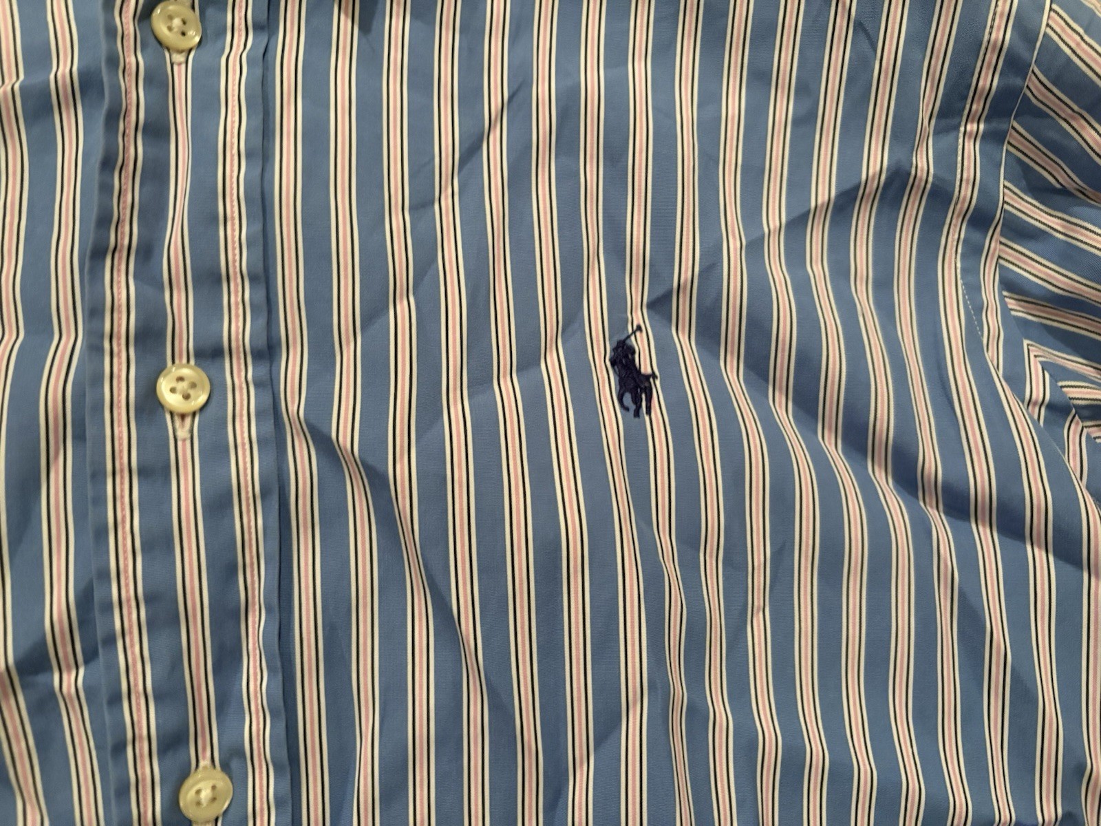 Ralph Lauren Polo Long Sleeve Shirts Classic Fit Men’s Size 16 40 – 41 Lot of 2