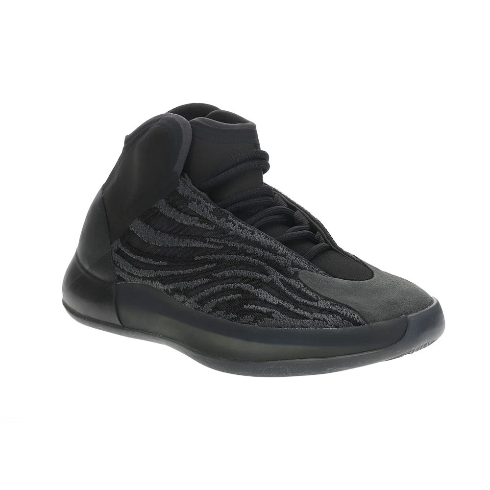 New adidas Yeezy Quantum Lace Up Black Sneakers Casual Shoes GX1317 – Men’s 9 US