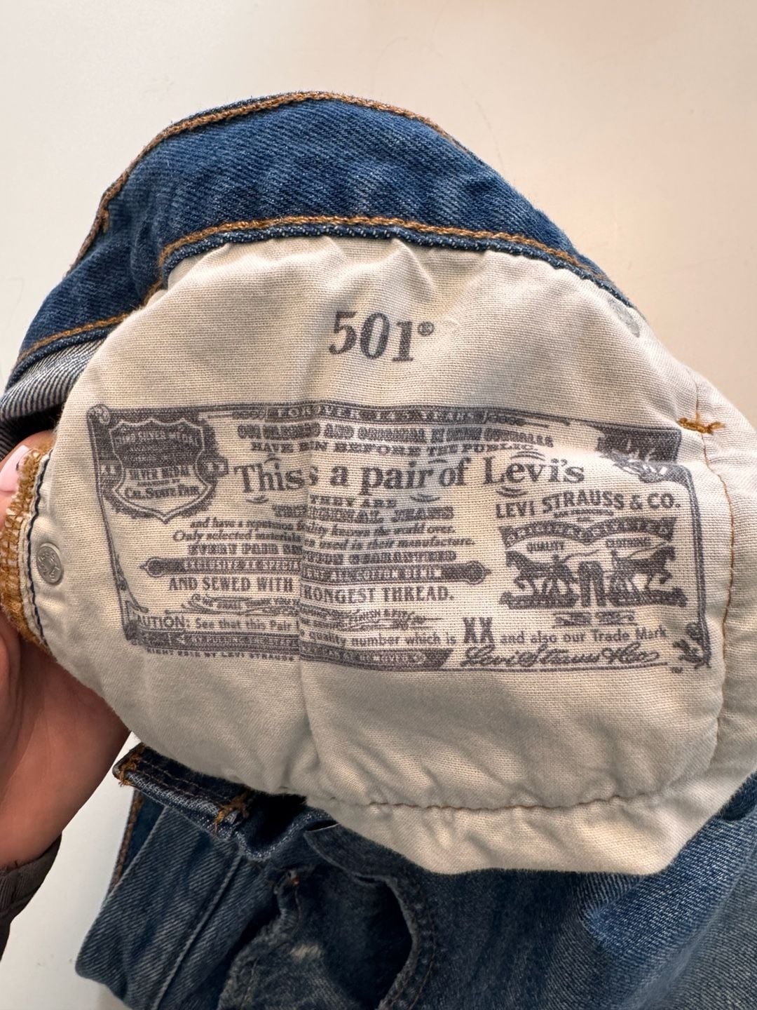 Levi’s 501 Original Distressed Denim Cut Off Shorts