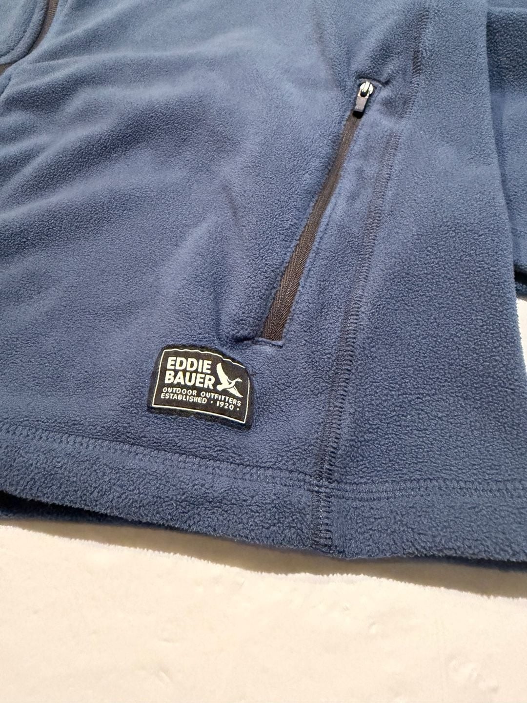 Eddie Bauer Men’s Full-Zip Vertical Fleece Jacket
