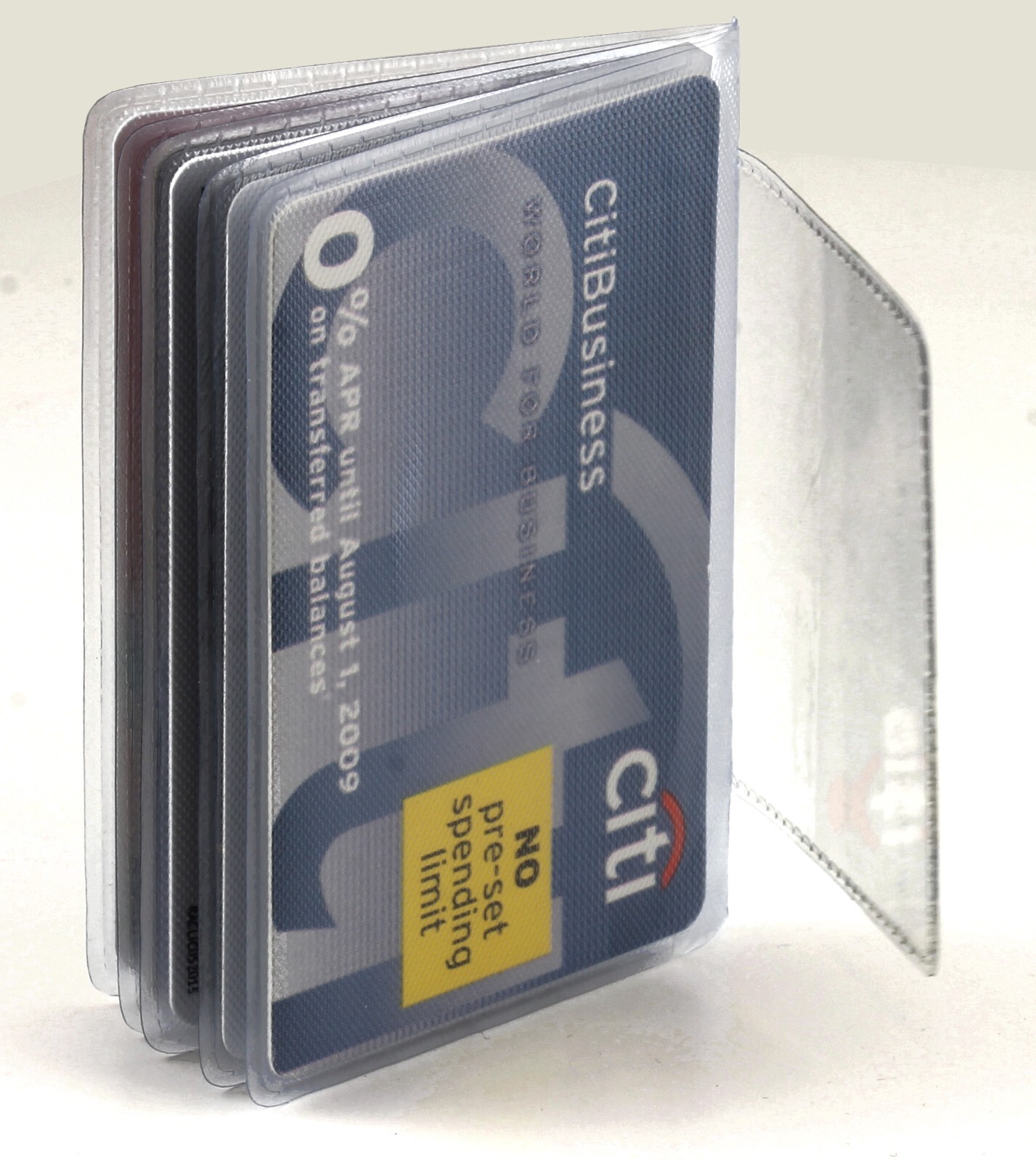 Set of 2: Trifold Wallet Inserts 5 Page Credit Card Holders