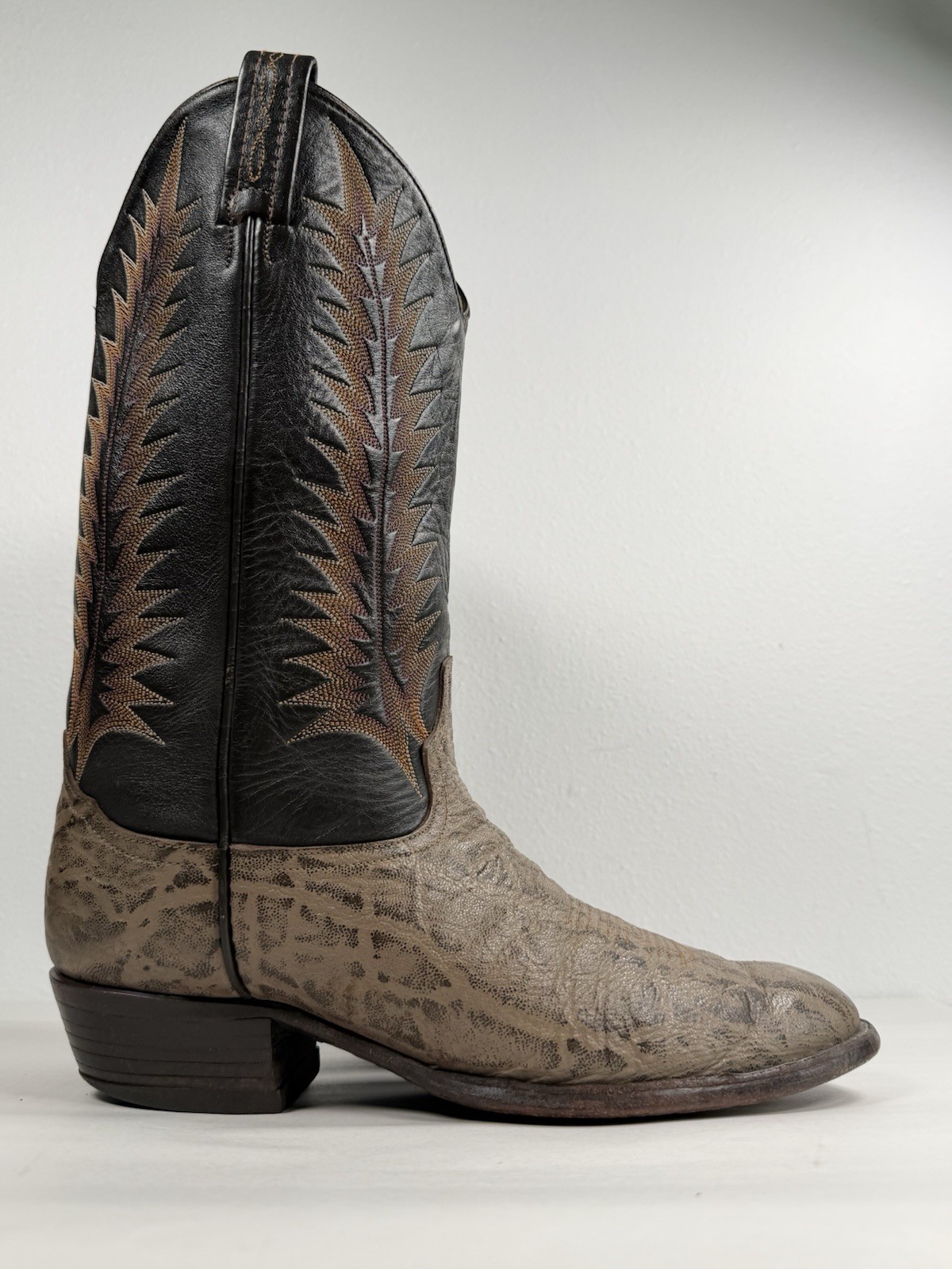Vintage Men’s Tony Lama Exotic Western Boots Size 10 D 8601 Boots Made In USA
