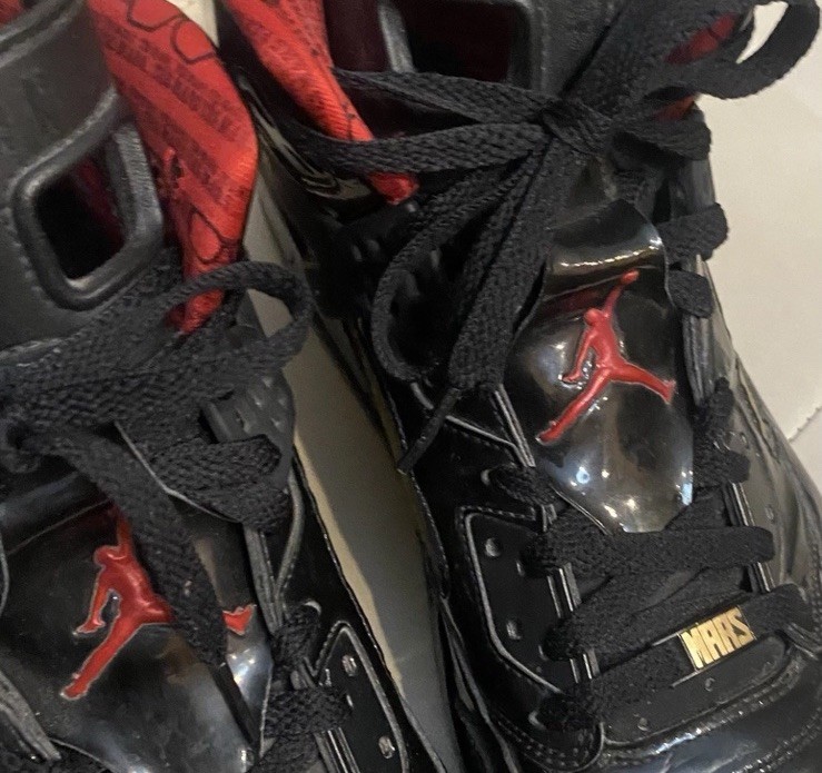 Nike Air Jordan Mens 13 Spizike Stealth Black Varsity Red 315371-001