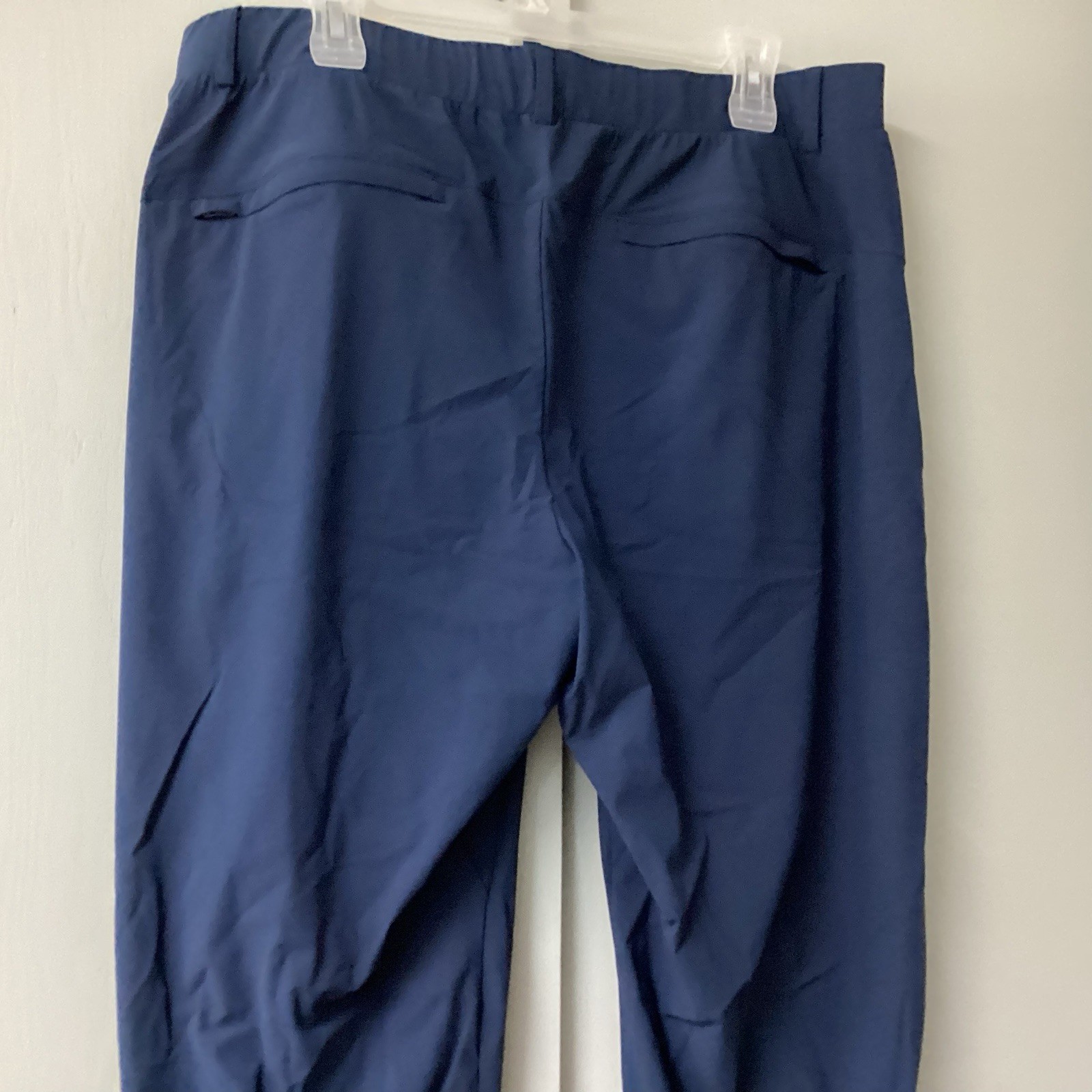&Collar Performance Menswear Athletic Blue Navy Slim Fit Pants Size 36 X 32 NWT