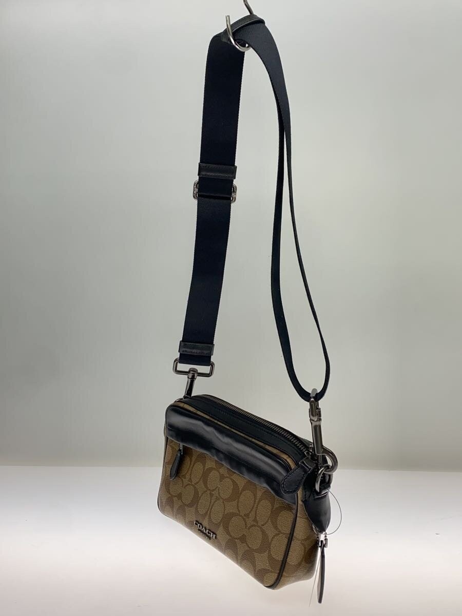 COACH Shoulder Bag, Leather, CML All-over Pattern, F50715