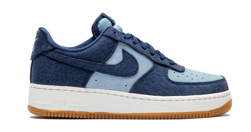 Nike Air Force 1 Low ’07 LV8 Denim Navy Worn Blue IR0951-400 Men’s Size New