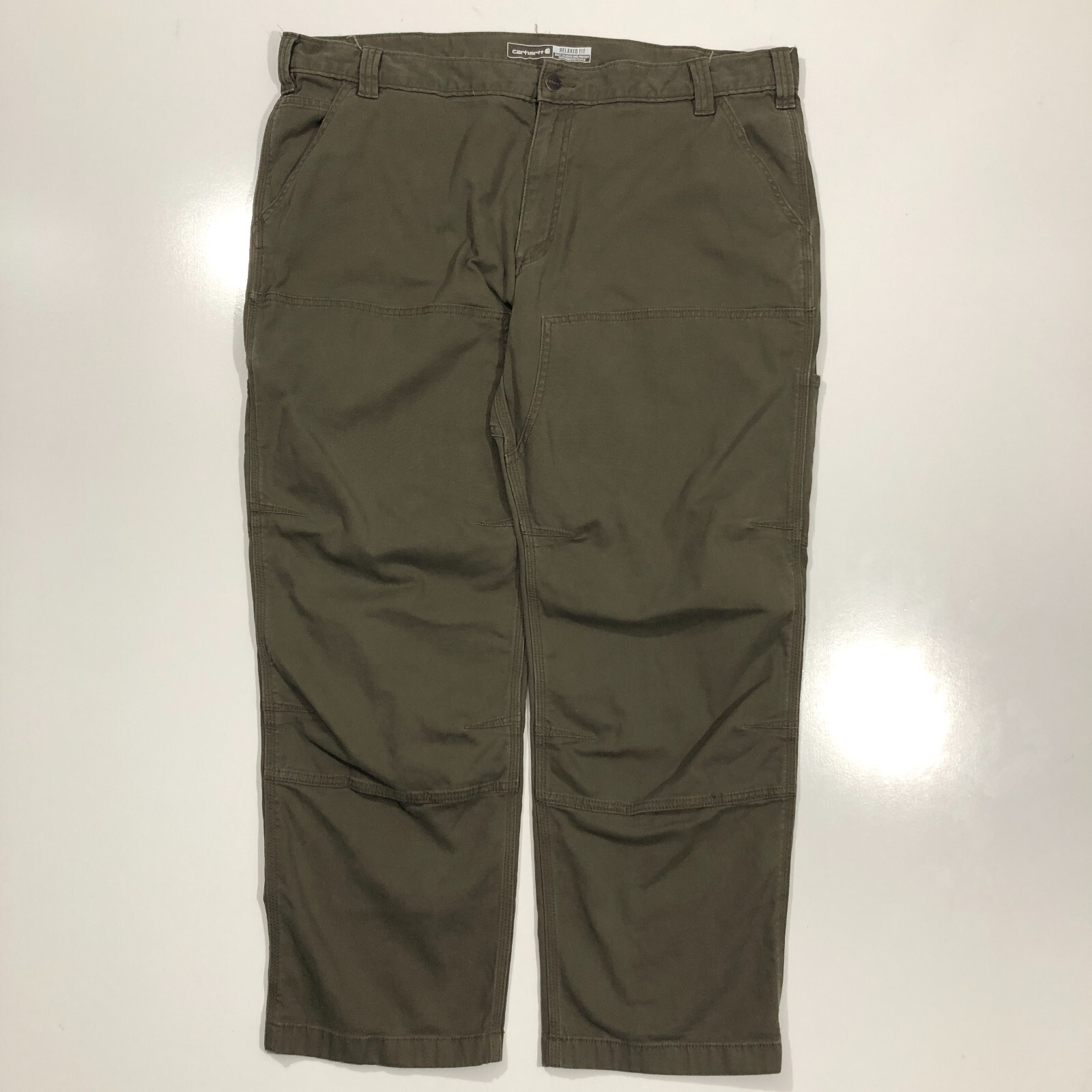 Carhartt Mens 42×30 Rugged Flex Relaxed Fit Duck Double Knee Utility Work Pants