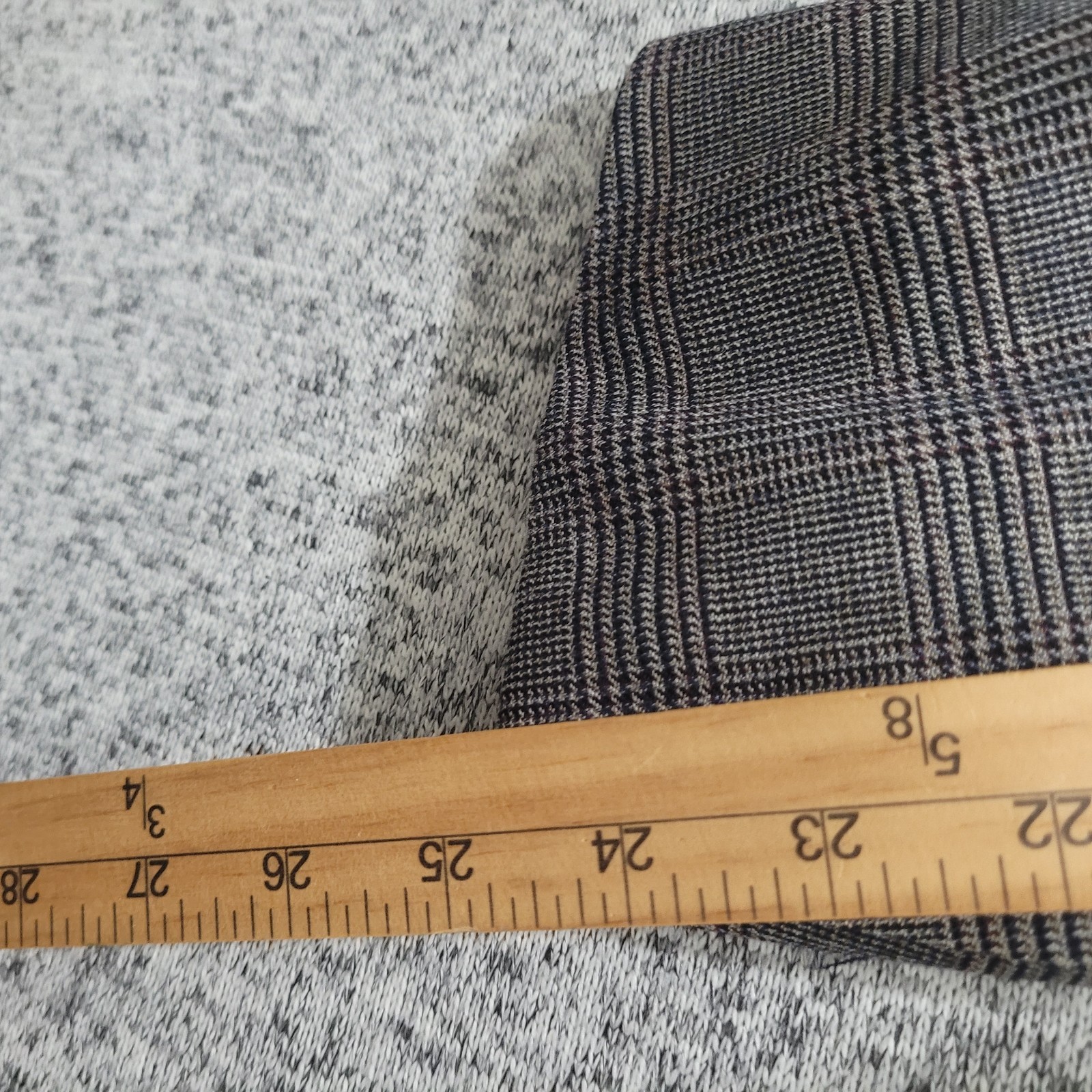 J.S. Bank Tailored Fit Traveler’s Collection 41R 100% Wool Gray glen plaid