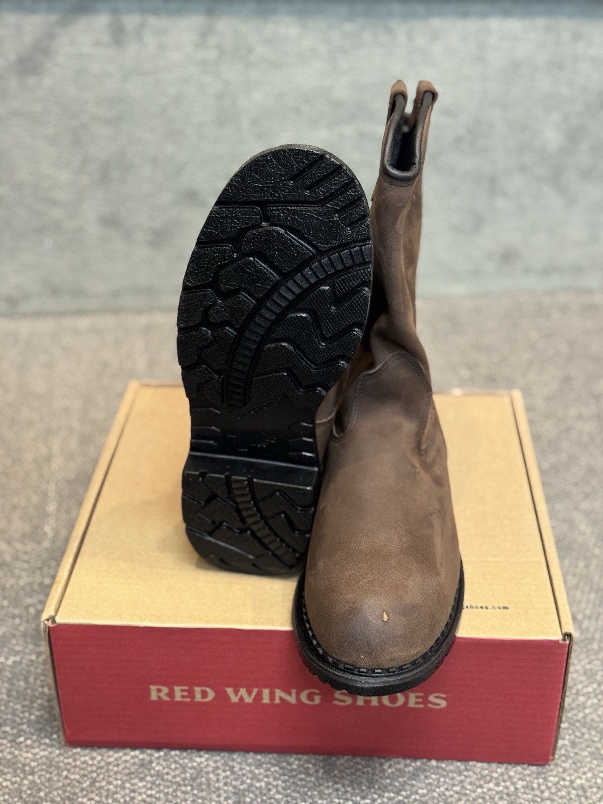 Red Wing #4436 Pecos Men’s Leather Work Waterproof Safety Toe Size 11EE-Seconds