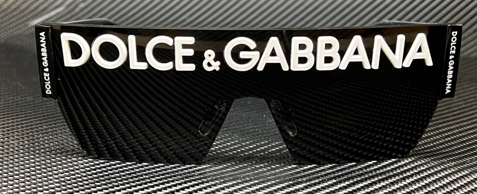 DOLCE & GABBANA DG2233 01 87 Black Rectangle Square Men’s 43 mm Sunglasses