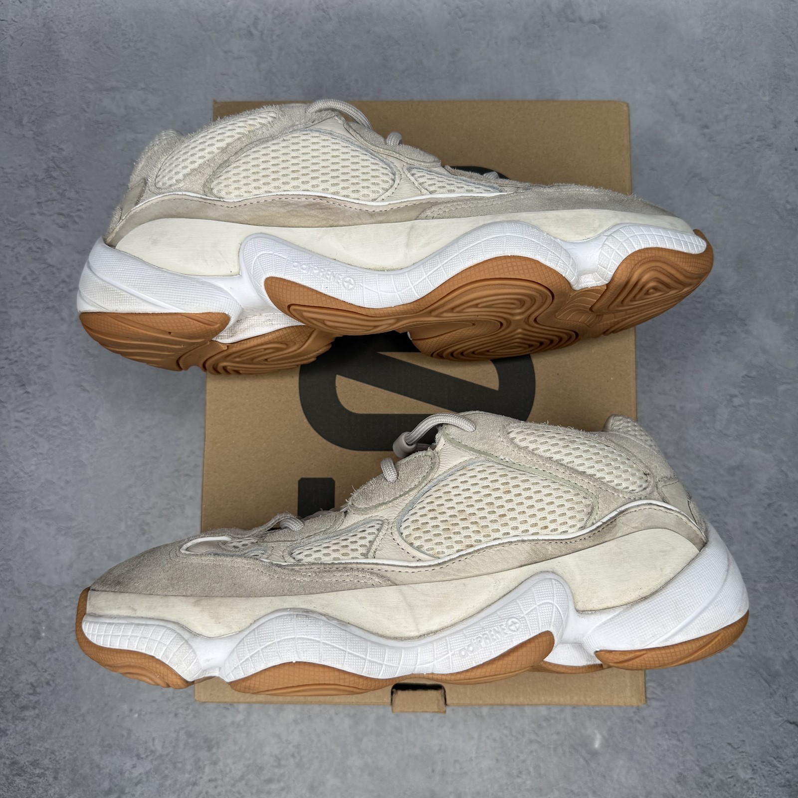Size 11M/12.5W – adidas Yeezy 500 Stone Taupe *pre-owned* SIZE 11 ID1600 Pre-Own