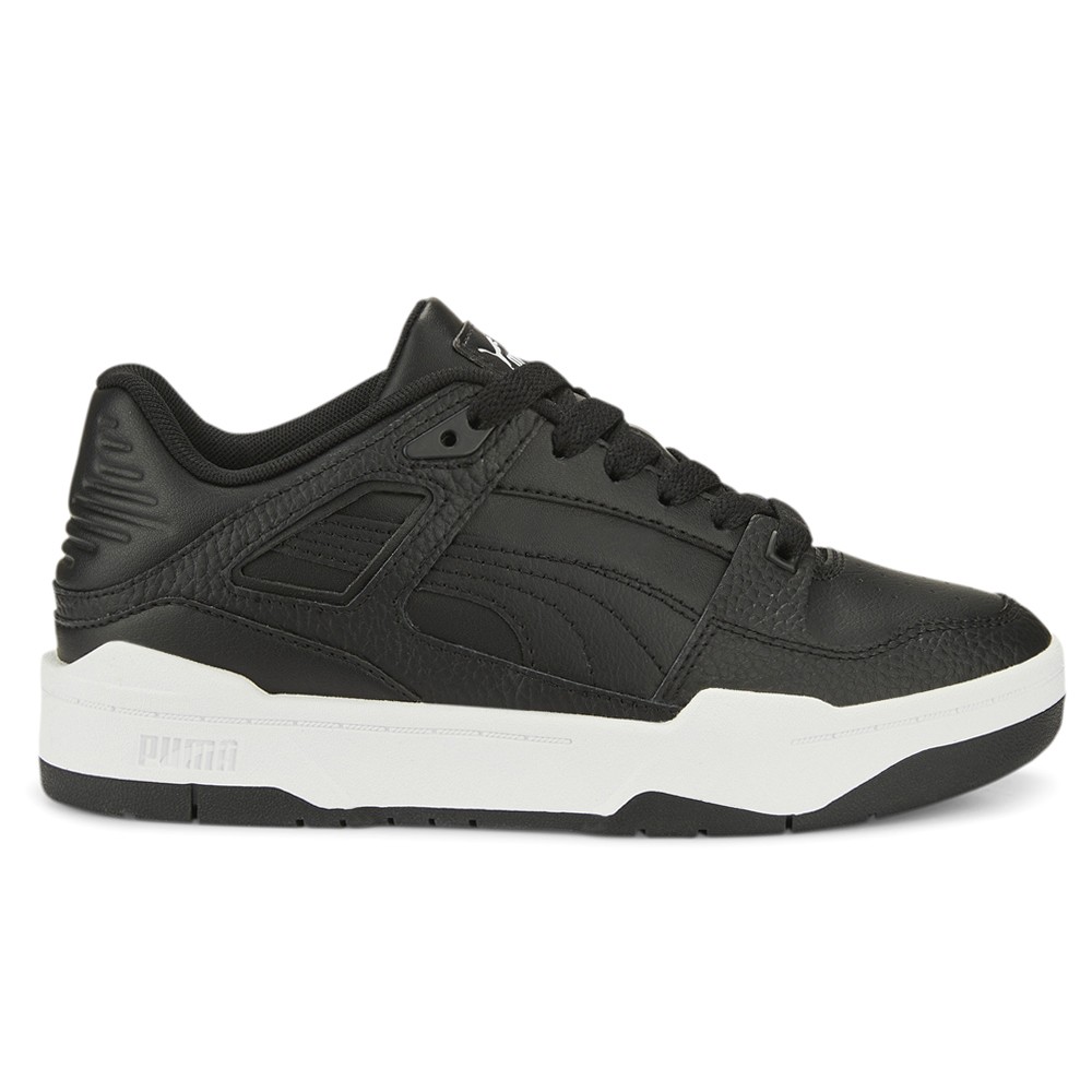 PUMA Slipstream Leather Lace Up Youth Boys Black Sneakers Casual Shoes 38782603