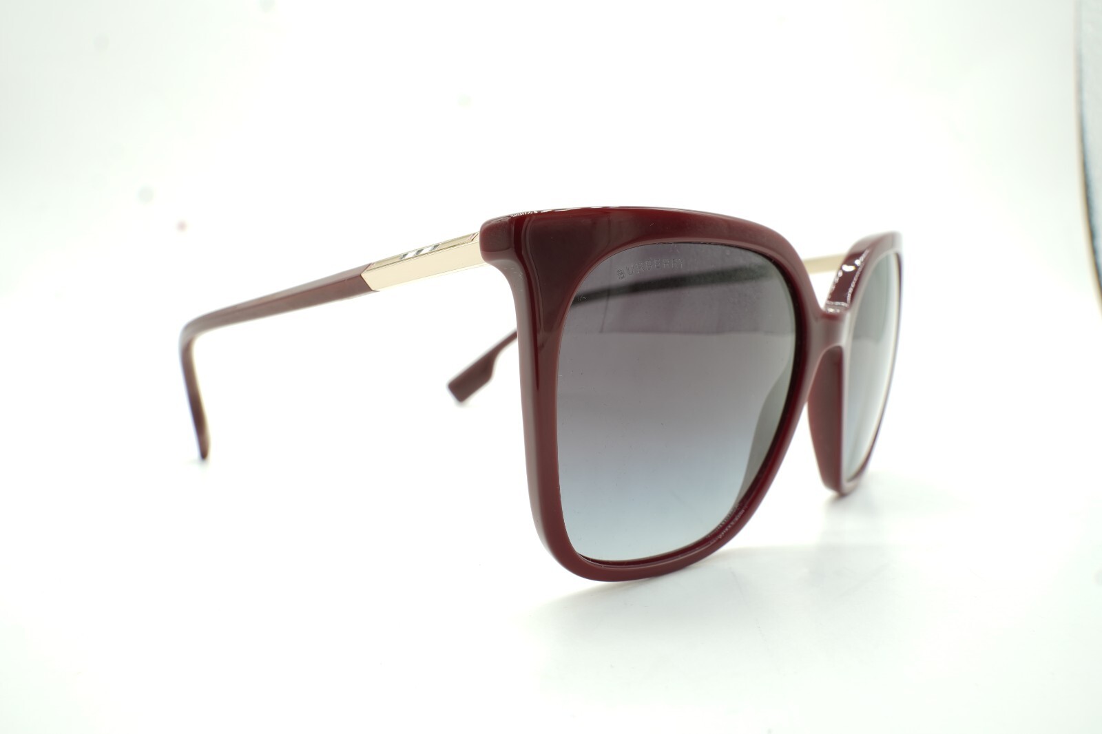 BURBERRY B 4347 3403/8G BURGANDY DESIGNER AUTHENTIC SUNGLASSES 56-17 140