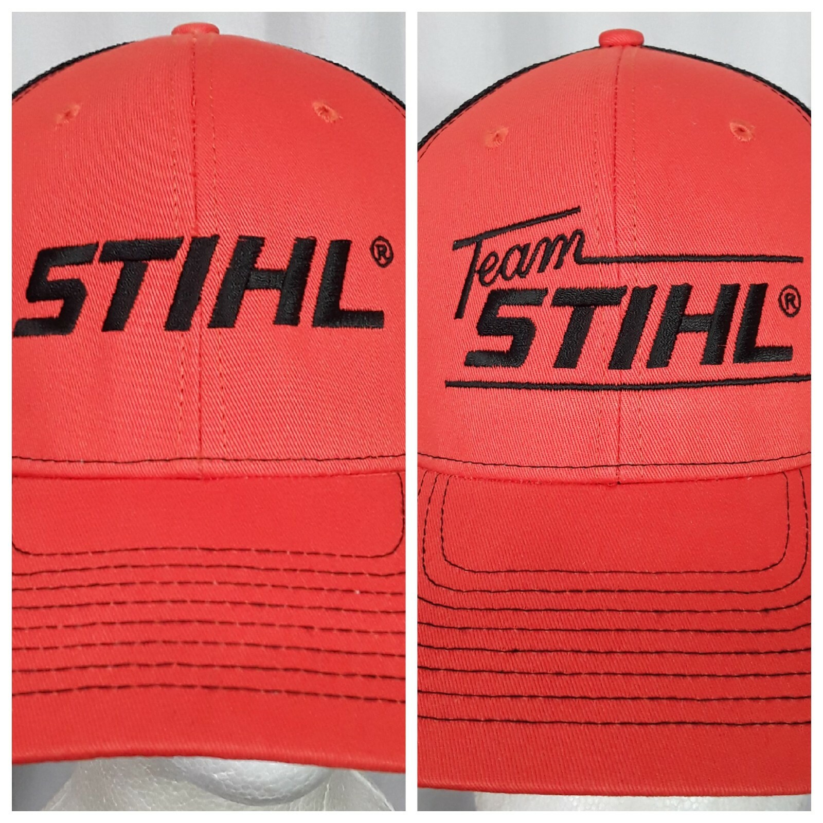 Stihl Chainsaw Orange / Black Mesh Cap Truckers Hat