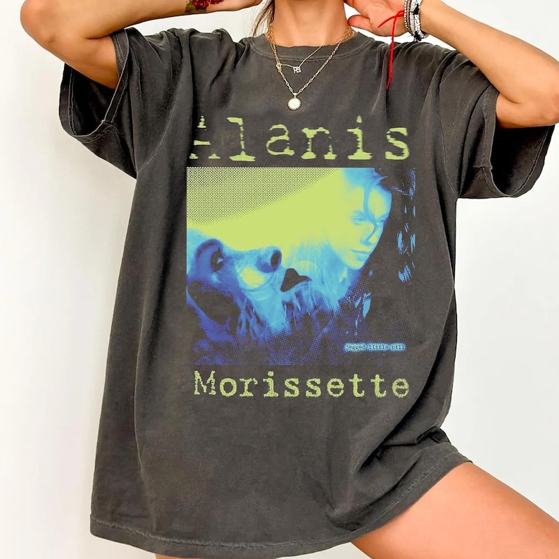 Comfort Colors Alanis Morissette T-Shirt | Vintage 90s Retro Rock Tee