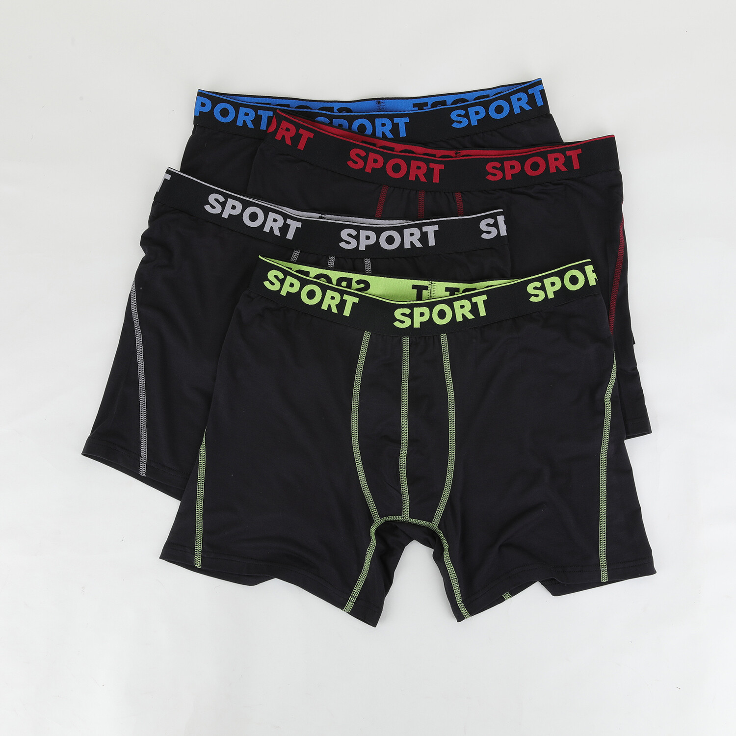 4/8 Pack Men Bamboo Underwear Breathable Boxer Briefs Moisture-Wicking Shorts