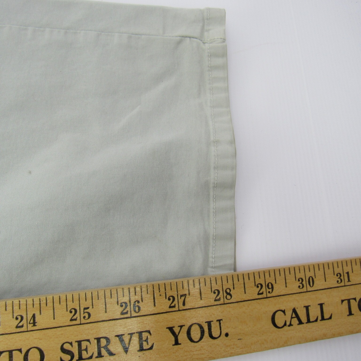 Orvis Five Pocket chino pants men’s 38×28 actual Light Gray Key Pocket