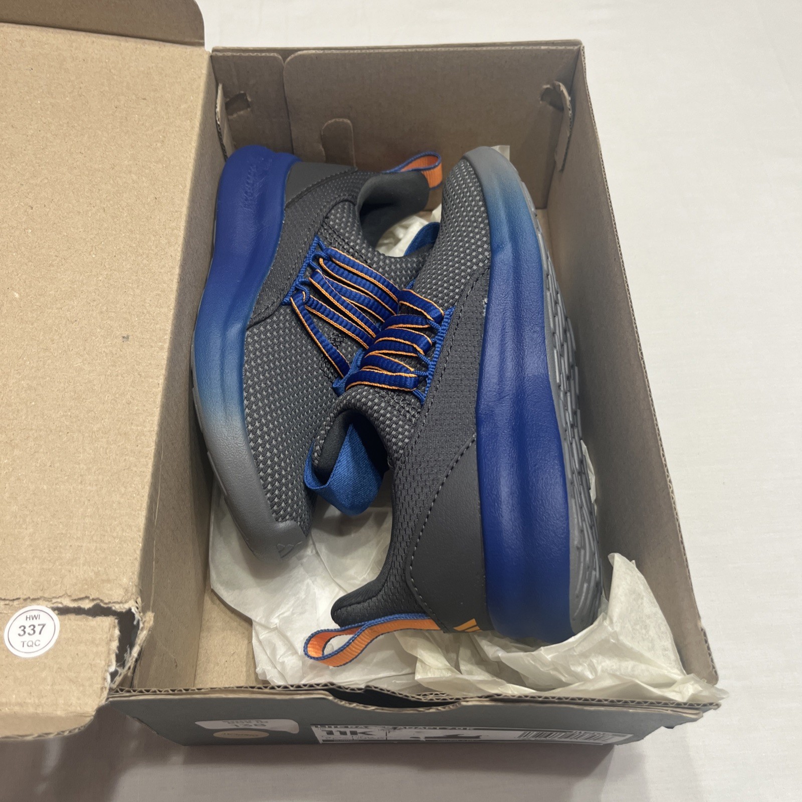 Boy’s Athleisure adidas Lite Racer Adapt 7.0 Sneaker JI1205 US Size 11K Dmg Box