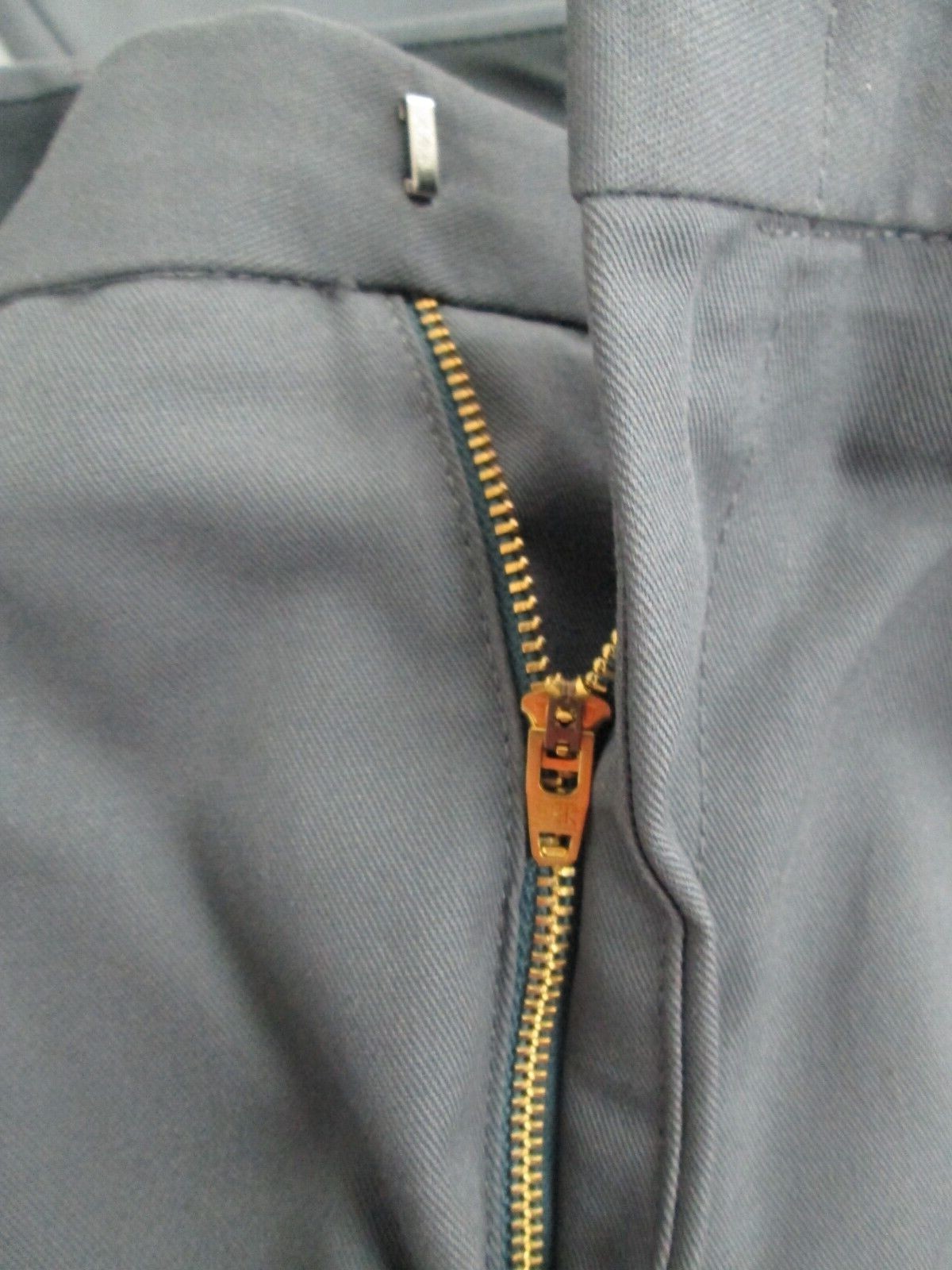 Men Pants Gray Chino 30 32 34 36 38 40 44 46 unhemmed NEW Edwards style 2510