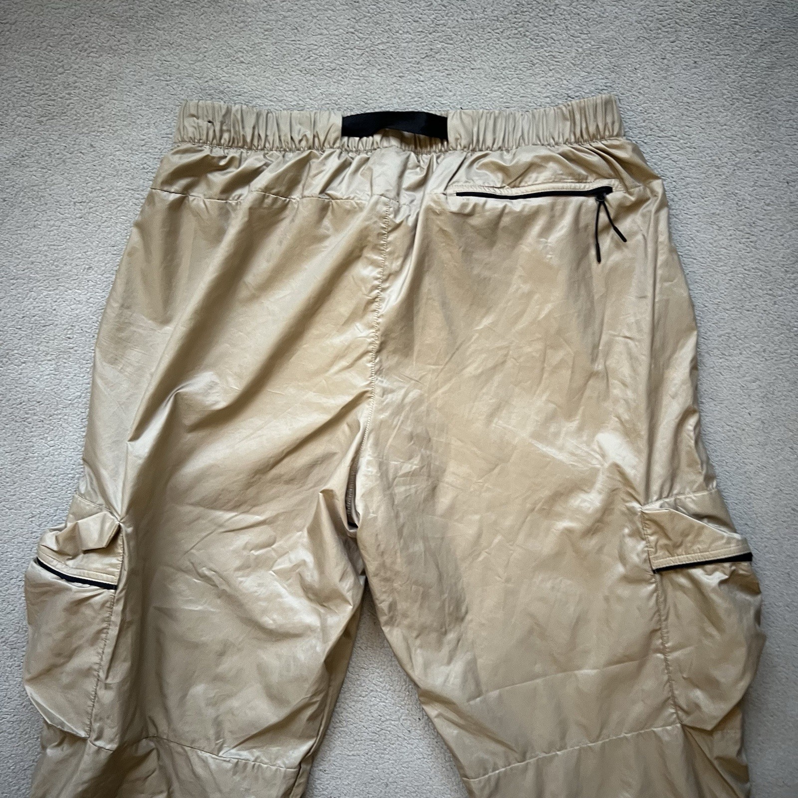 Nike Pants Mens Large Brown ADV Atheltic Swoosh Tech Cargo Lined Woven Joggers