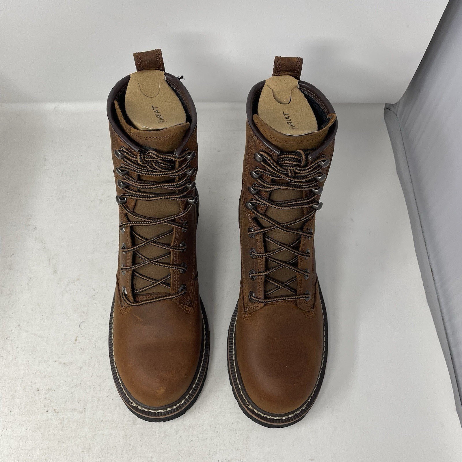 Ariat Logger Shock Shield H2O Soft Toe Boots Copper Brown Men’s Size 5.5D