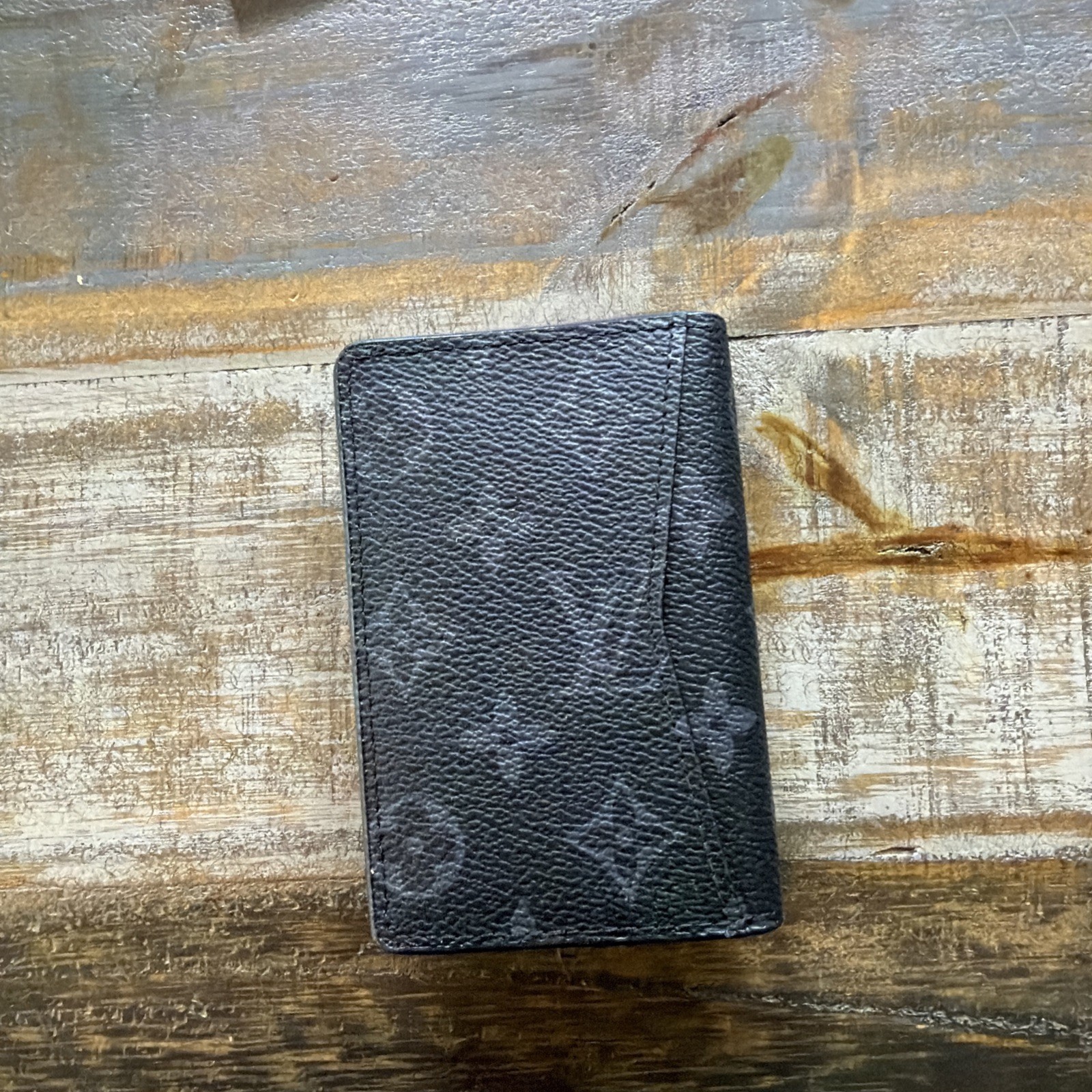 Louis Vuitton LV Black Monogram Eclipse Pocket Organizer