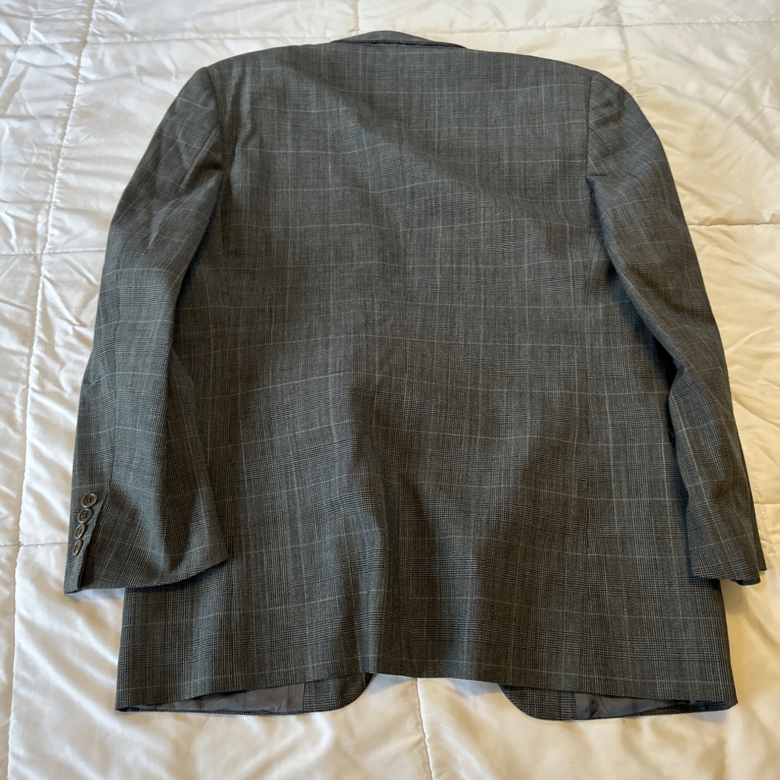 San Romeo Made In Italy Suit Gray Pattern Fine Merino Wool