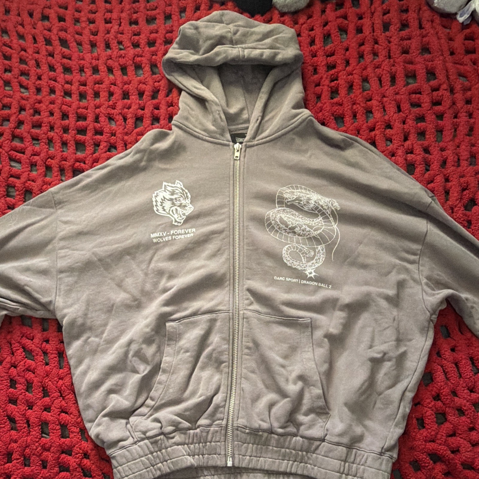Darc Sport x Dragonball Z Shenron zip size M